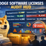 doge software licenses audit hud